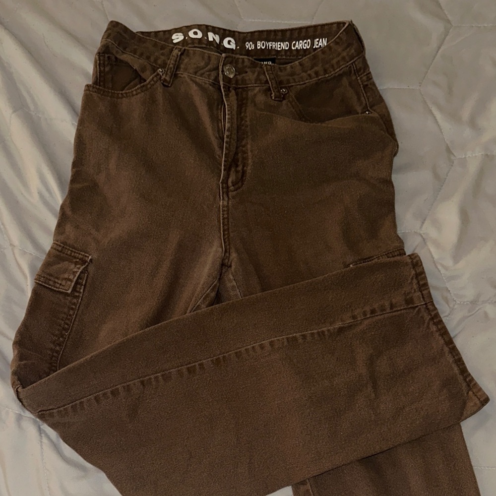 Women’s Brown Cargo Pants